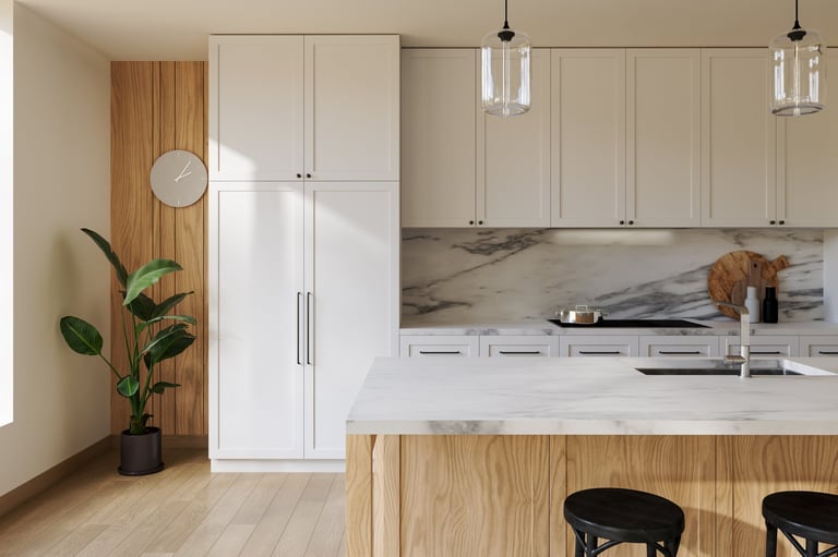 White kitchen design