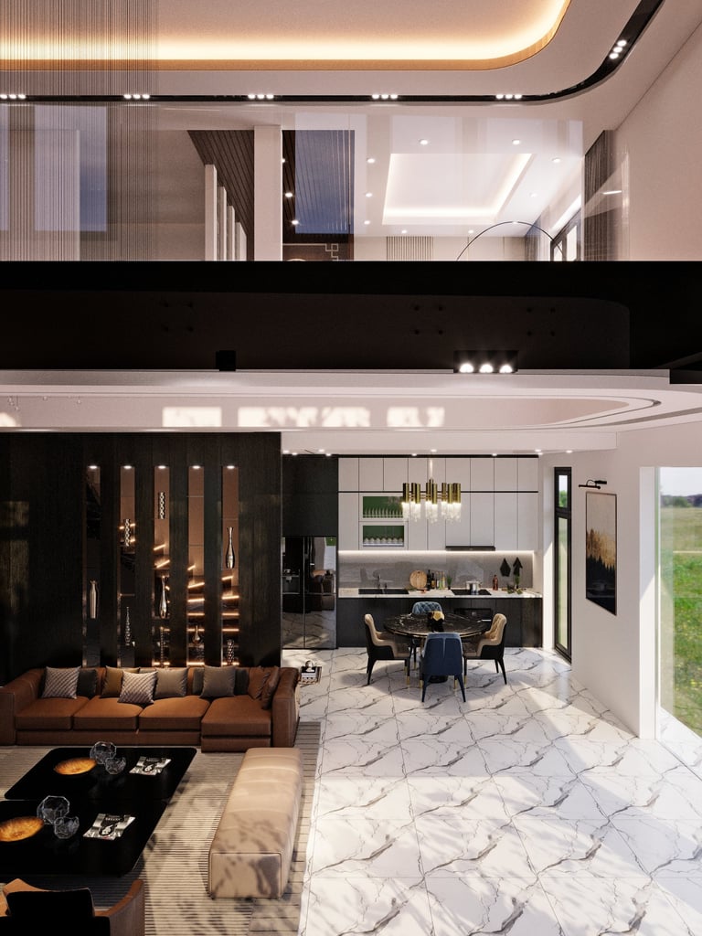 Luxury living room renovation