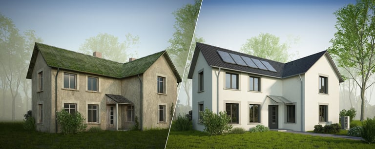 Complete home renovation transformation